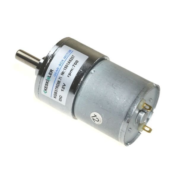 KGB-37 12V 700Rpm Redüktörlü Dc Motor