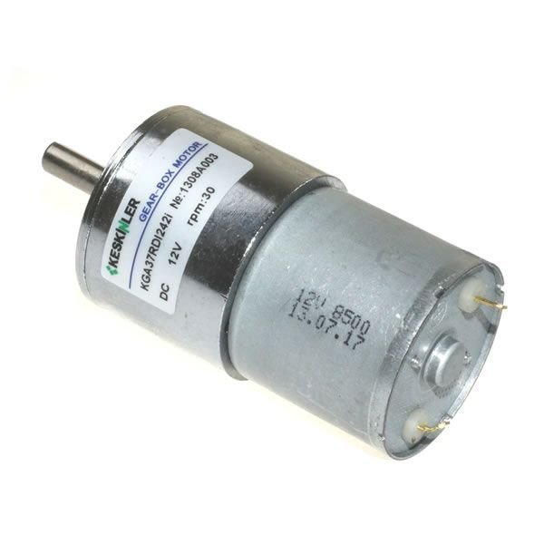 KGA-37 12V 30Rpm Redüktörlü Dc Motor