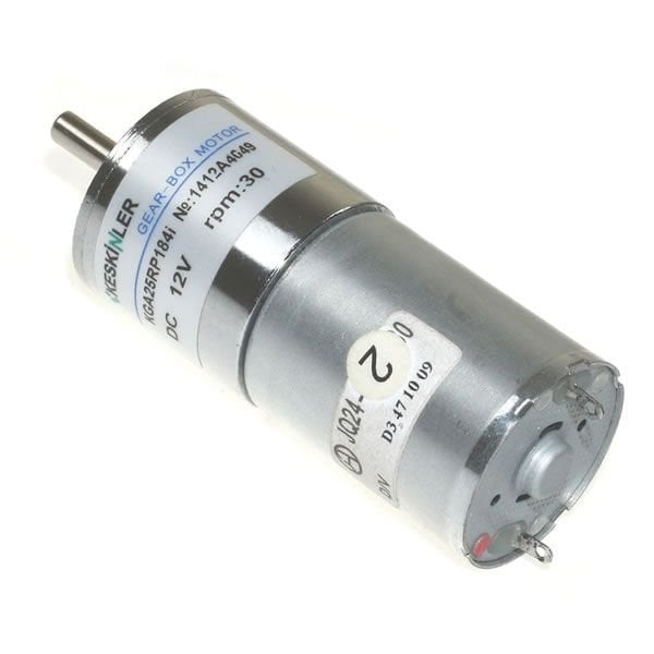 KGA-25 12V 30Rpm Redüktörlü Dc Motor