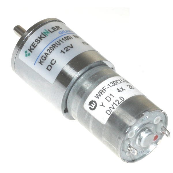 KGA-20 12V 5 Rpm Redüktörlü Dc Motor