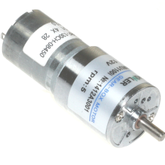 KGA-20 12V 5 Rpm Redüktörlü Dc Motor