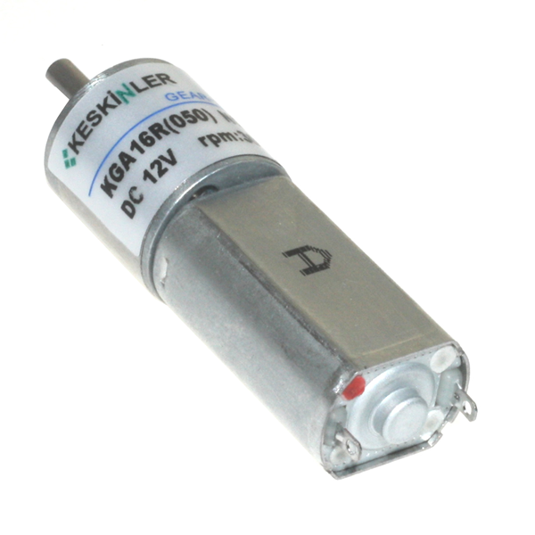 KGA-16 12V 30Rpm Redüktörlü Dc Motor