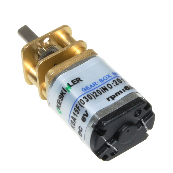 KGA-15 6V 400Rpm Redüktörlü Dc Motor