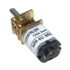 KGA-12 6V 350Rpm Redüktörlü Dc Motor