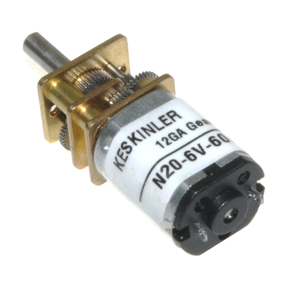 KGA-12 6V 60Rpm Redüktörlü Dc Motor