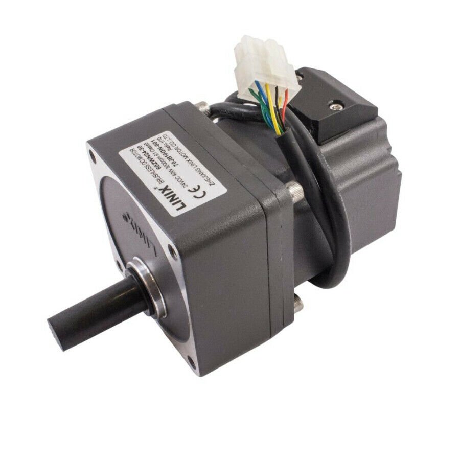 70JB10GN 24V 40W 300RPM Geared Brushless DC Motor