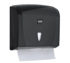 Omnipazar Vialli K20B Z Katlı Kağıt Havlu Dispenseri 200'lü Siyah