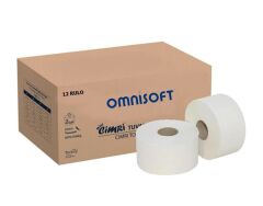 Omnisoft Mini Cimri İçten Çekmeli Tuvalet Kağıdı 4 Kg 12 Rulo