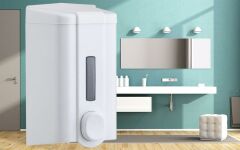Vialli S4 Sıvı Sabun Dispenseri Aparatı Beyaz 1000 ml