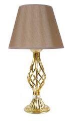 Omni Design ABD0005 Dekoratif Abajur Gece Lambası Gold 30933