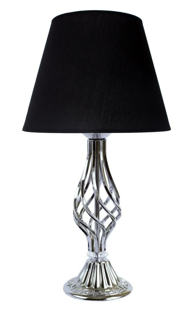 Omni Design ABD00012 Dekoratif Abajur Gece Lambası Siyah 62096