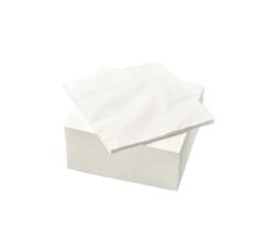 Omnisoft 24x24cm 1/4 Çift Katlı Lüks Servis Peçetesi Beyaz 24 Paket 2400 Ad