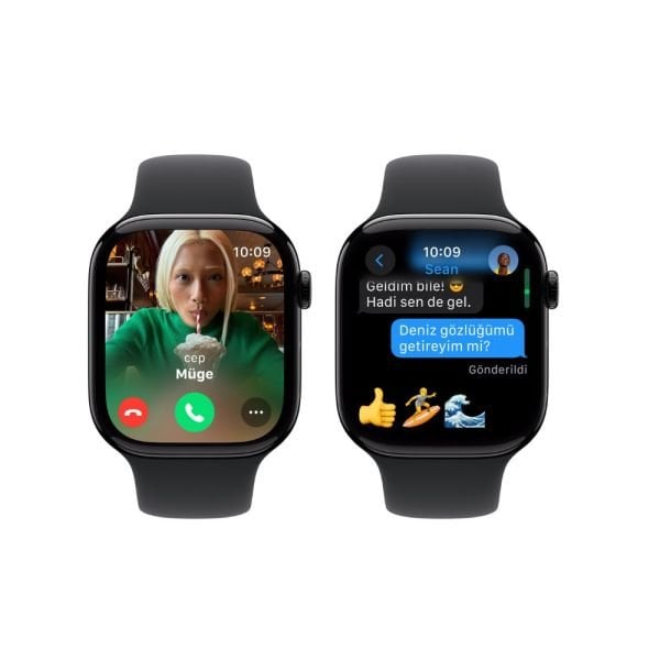 Apple Watch 10 GPS 46mm Siyah SB-M/L Akıllı Saat