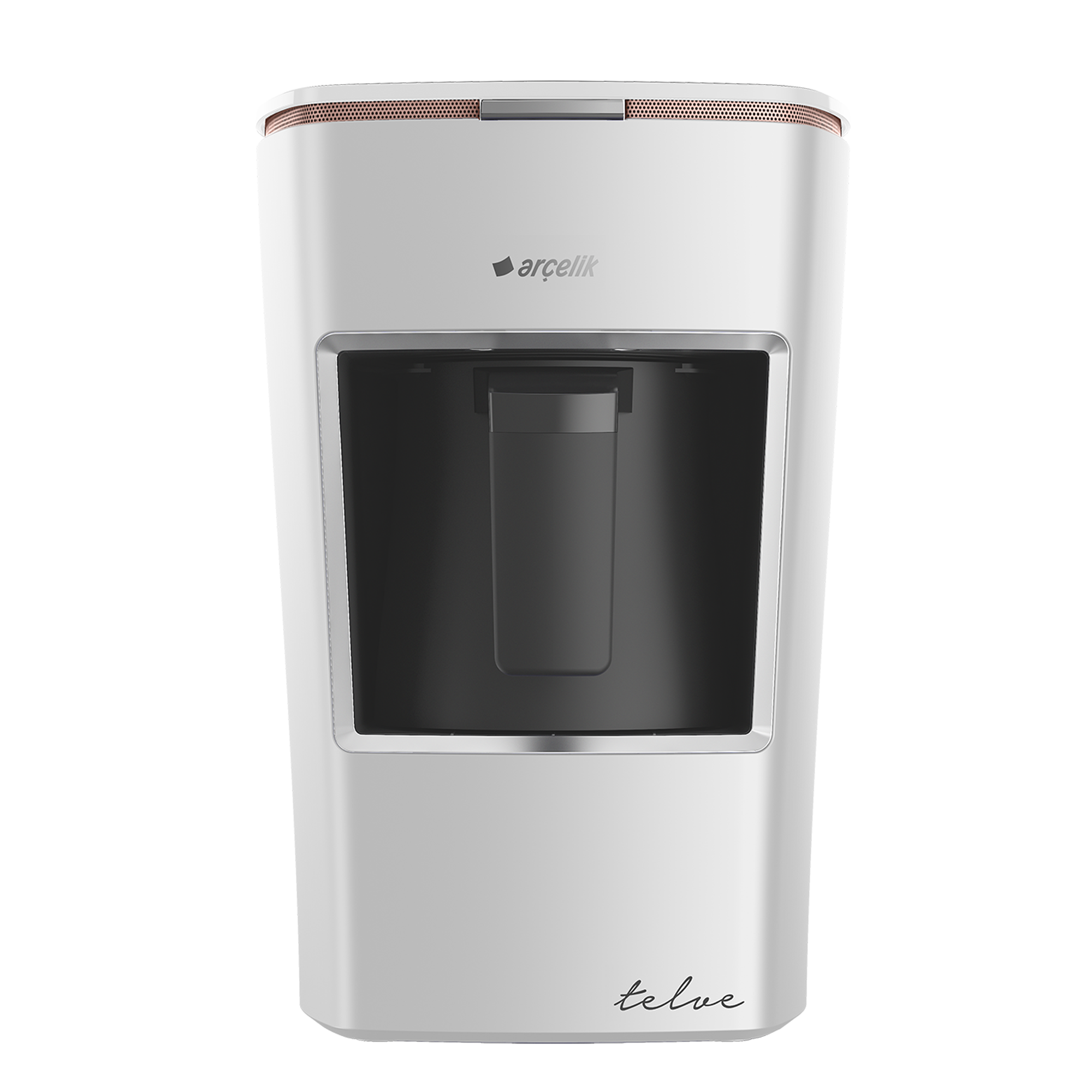 Arçelik K 3300 Beyaz Mini Telve Türk Kahve Makinesi