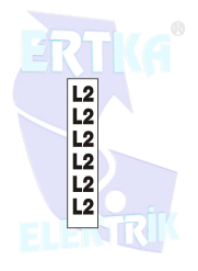 41002 - L2 İPEK BARA YAPIŞTIRMA ETİKETİ - 1,5 cm