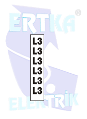 41003 - L3 İPEK BARA YAPIŞTIRMA ETİKETİ - 1,5 cm