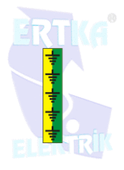 41007 - TOP. İPEK BARA YAPIŞTIRMA ETİKETİ - 1,5 cm(Renkli-Sarı/Yeşil)