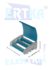 45143 - 3 KUTUPLU 2+13 DELİKLİ DAĞITIM ÜNİTESİ /160A (10x15mm)