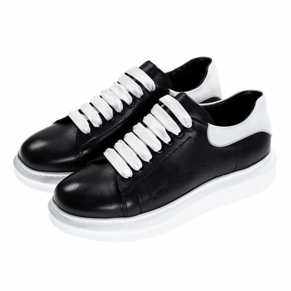 Günlük Spor Siyah Beyaz Ayakkabı