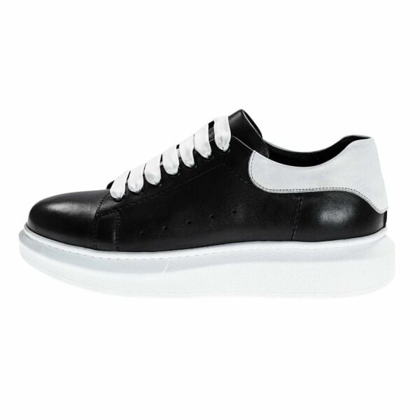 Büyük Numara Spor Erkek Ayakkabı EKS425 Siyah Beyaz