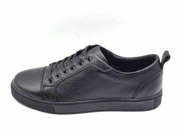 Büyük Numara Siyah Spor Erkek Ayakkabı