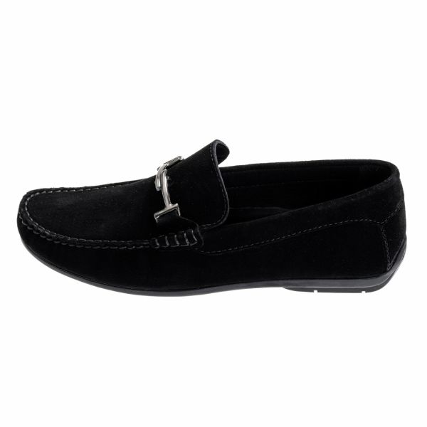 King Shoes 3210 Siyah Süet Erkek Ayakkabı