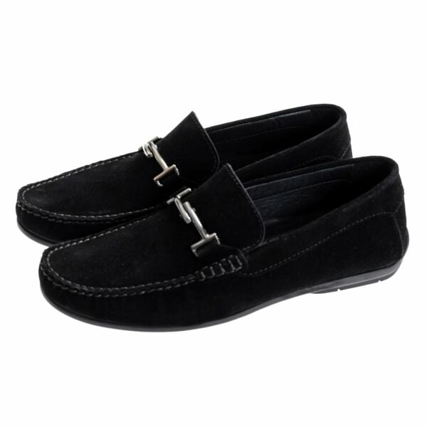 King Shoes 3210 Siyah Süet Erkek Ayakkabı