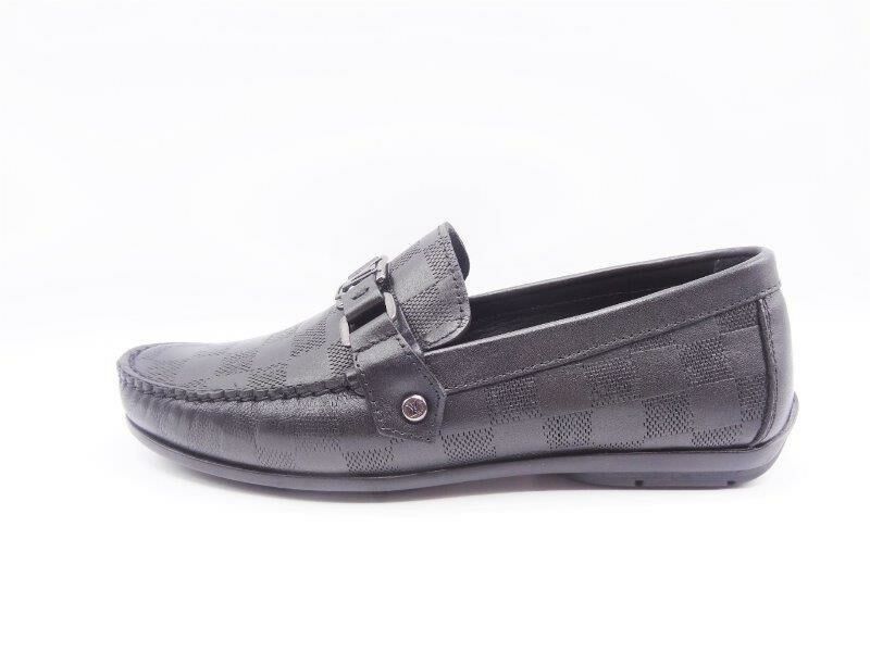 King Shoes Siyah Yazlık Erkek Ayakkabı AU247