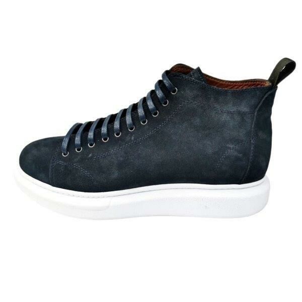 Büyük Numara Süet Erkek Bot Lacivert