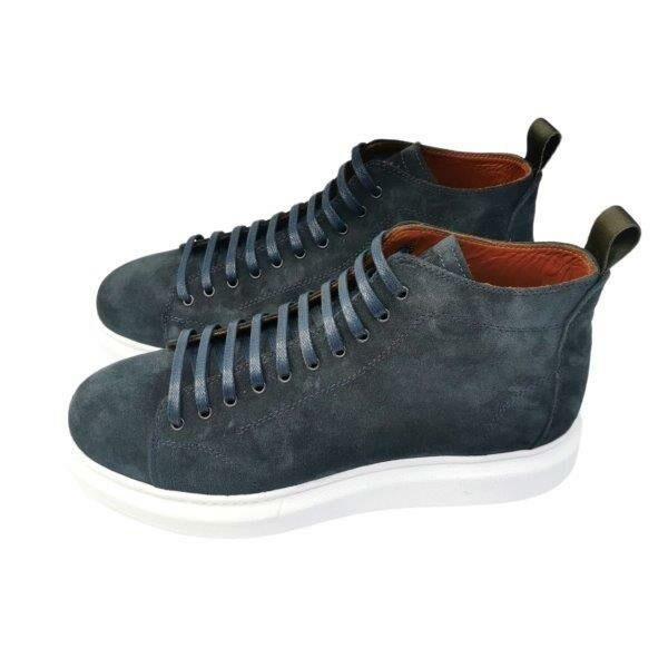 Büyük Numara Süet Erkek Bot Lacivert