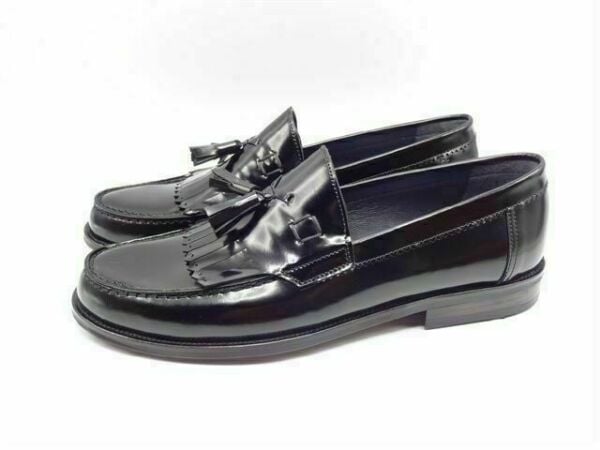 Siyah Corcuk Stil Erkek Ayakkabı OZ9336