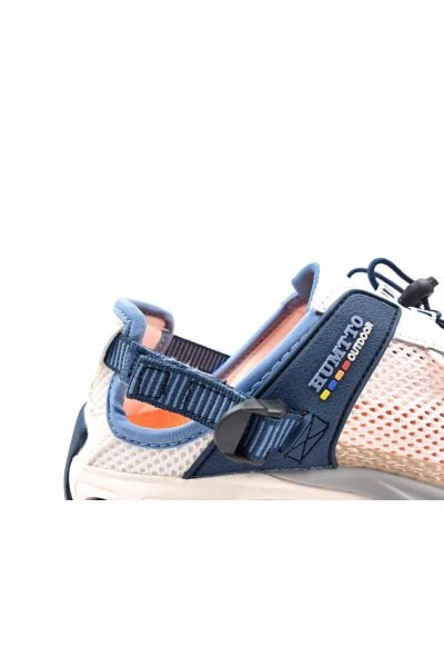 Humtto Erkek Trekking Outdoor Aqua Beyaz Lacivert Spor Sandalet Ayakkabı