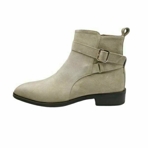 Güvener OZ338 Bej Süet Erkek Bot