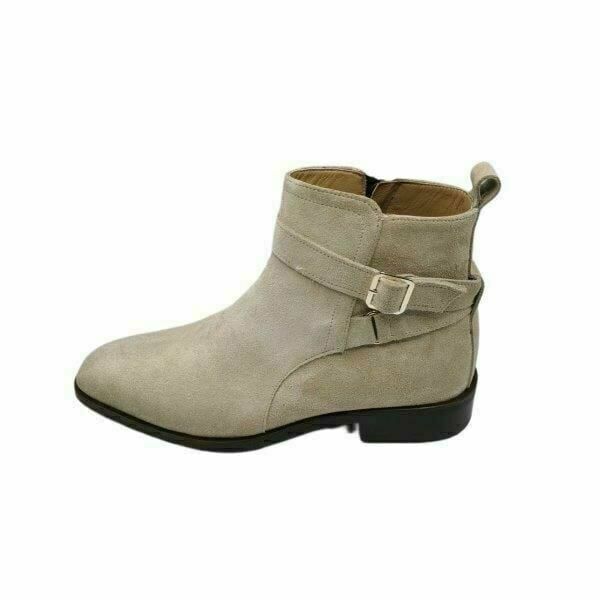 Güvener OZ338 Bej Süet Erkek Bot