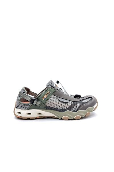 Humtto Erkek Trekking Outdoor Aqua Vizon Haki Spor Sandalet Ayakkabı