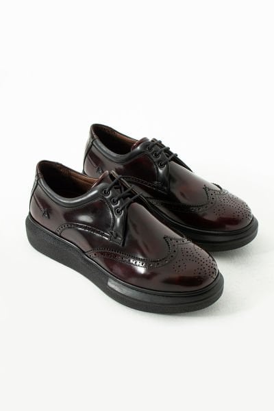 Güvener Şık Spor Oxford Bordo
