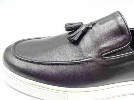 Büyük Numara Deri Erkek Ayakkabı AU243 Siyah