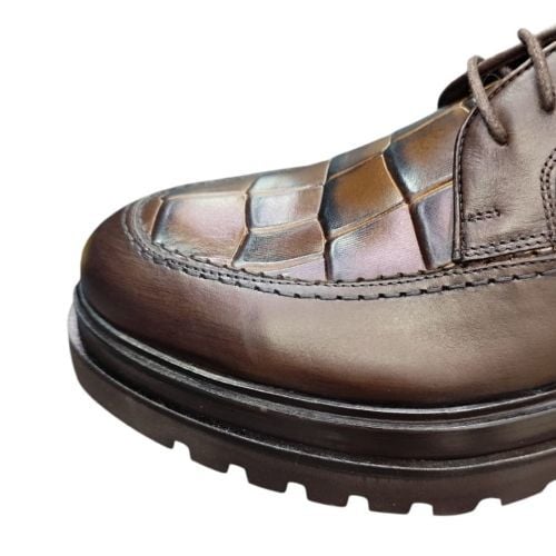 Güvener Yüksek Taban Erkek Ayakkabı Kahverengi