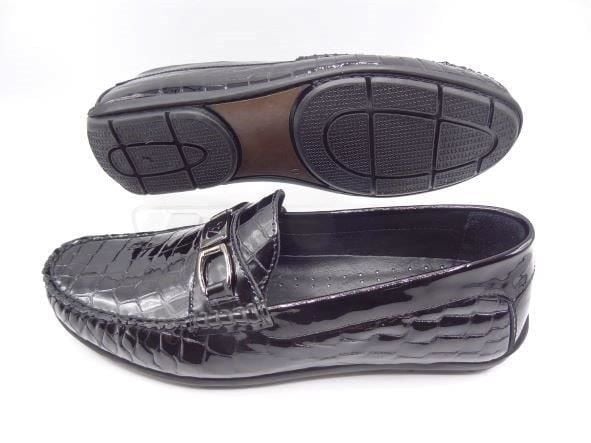 King Shoes 248 Siyah Rugan Erkek Ayakkabı