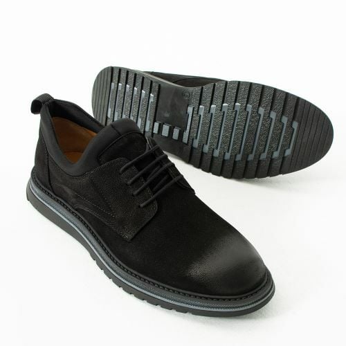 Güvener Klasik Siyah Nubuk Erkek Ayakkabı