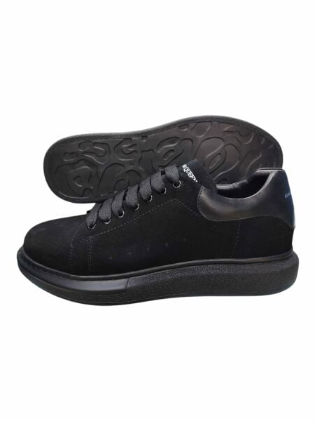 Büyük Numara Siyah Süet Erkek Ayakkabı