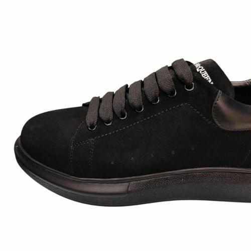 Büyük Numara Siyah Süet Erkek Ayakkabı