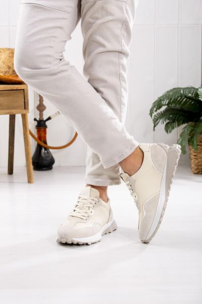 LİBERO HAKİKİ DERİ ERKEK SPOR AYAKKABI 4821 Bej