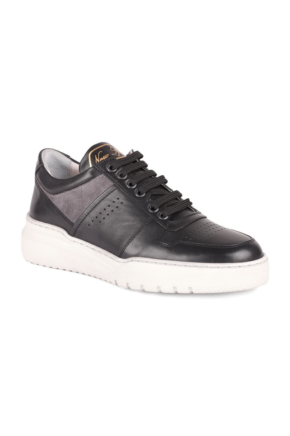 Libero 4705 Deri Erkek Sneaker Ayakkabı Siyah