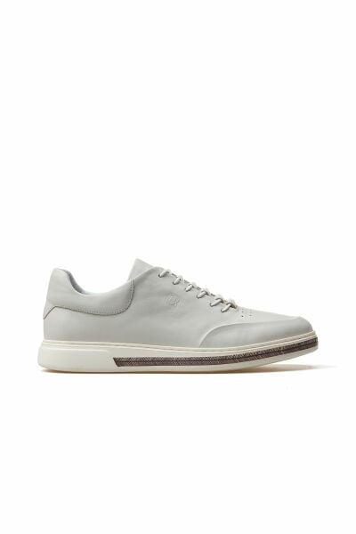 Libero H1047 Kırık Beyaz Erkek Hakiki Deri Casual Ayakkabı