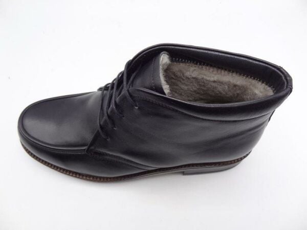 Güvener içi Kürklü Erkek Bot OZ64 Siyah