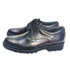 Güvener Bağcıklı Siyah Klasik Erkek Ayakkabı