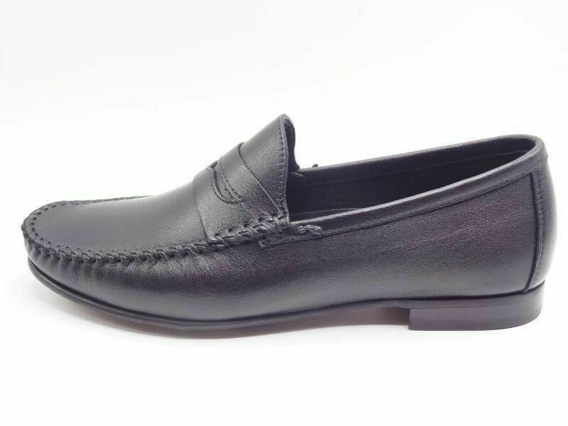 King Shoes Siyah Yazlık Erkek Ayakkabı AU541