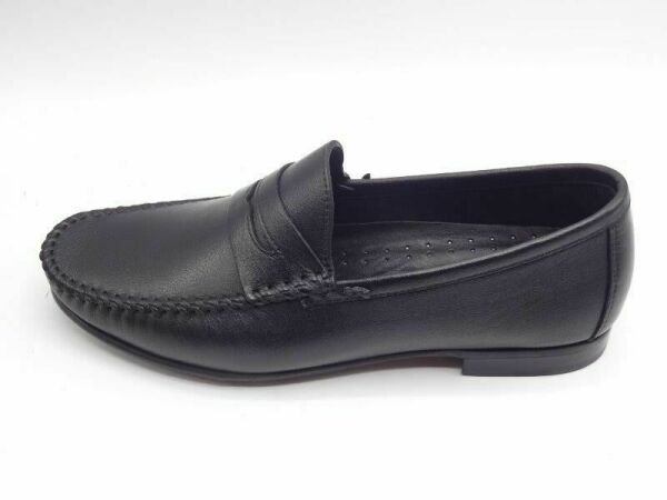 King Shoes Siyah Yazlık Erkek Ayakkabı AU541