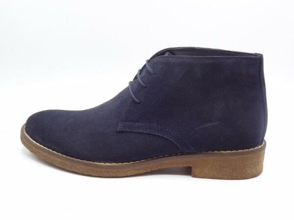 Güvener Lacivert Süet Küçük Numara / Büyük Numara Erkek Chealse Bot